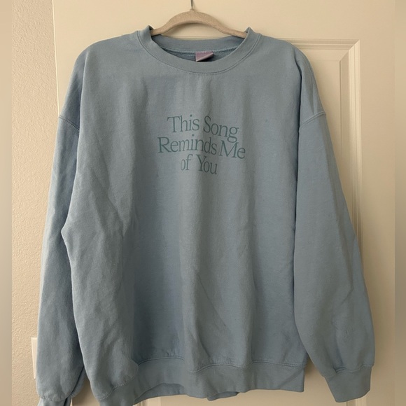 Lonely Ghost Blue Crewneck - Picture 1 of 3